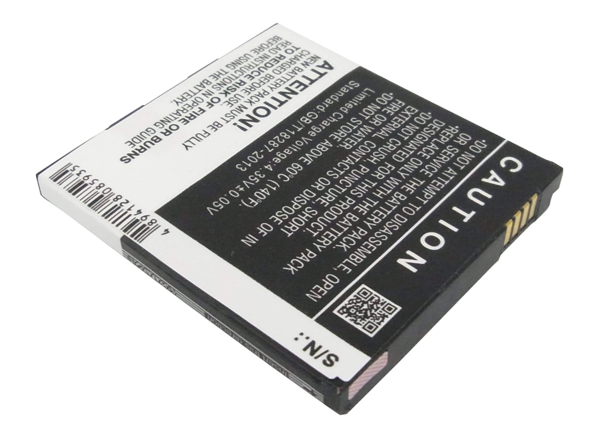 3.8V, 1550mAh, Li-Polymer Battery fits Motorola, Motosmart Plus, Pro, 5.89Wh