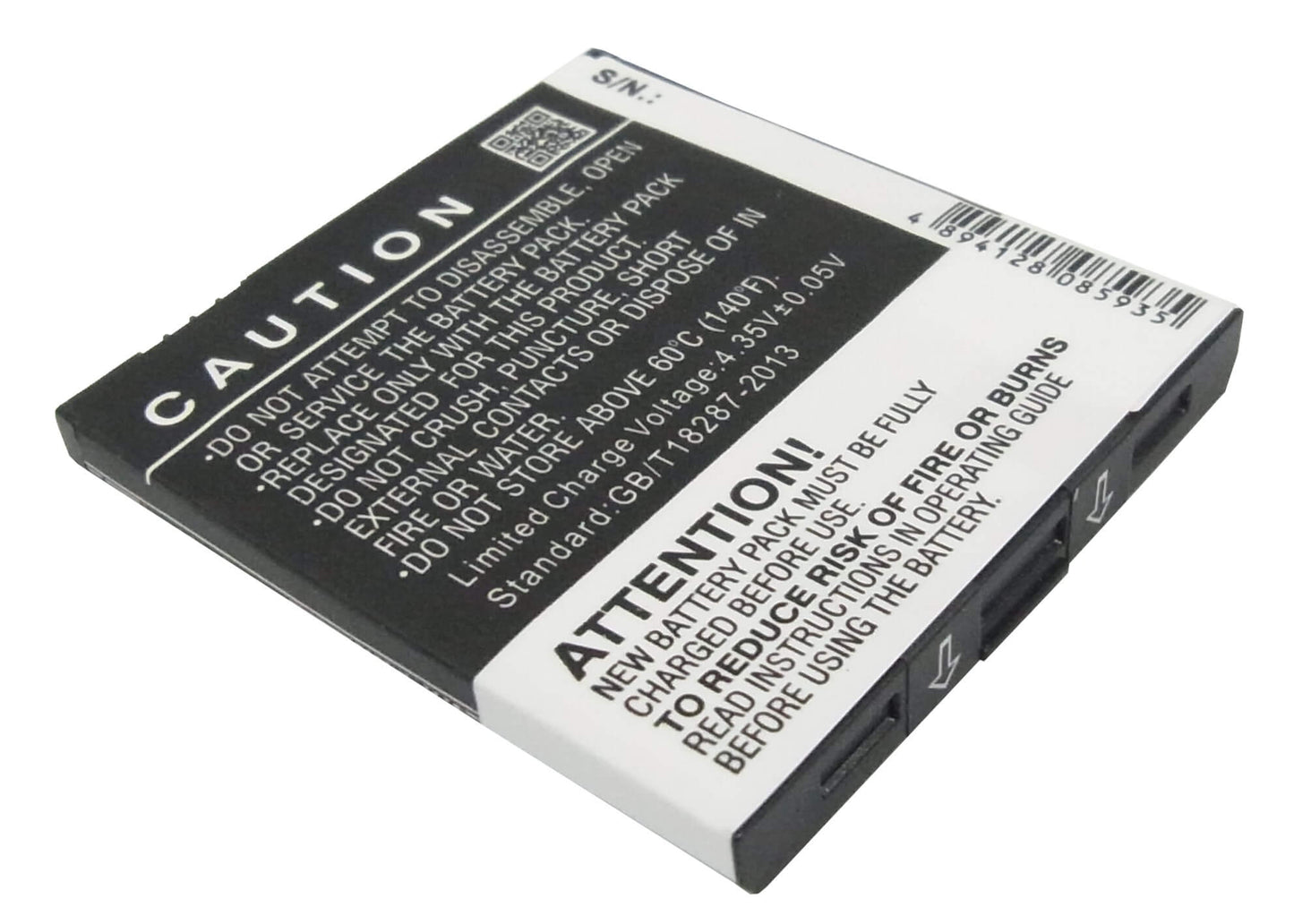 3.8V, 1550mAh, Li-Polymer Battery fits Motorola, Motosmart Plus, Pro, 5.89Wh