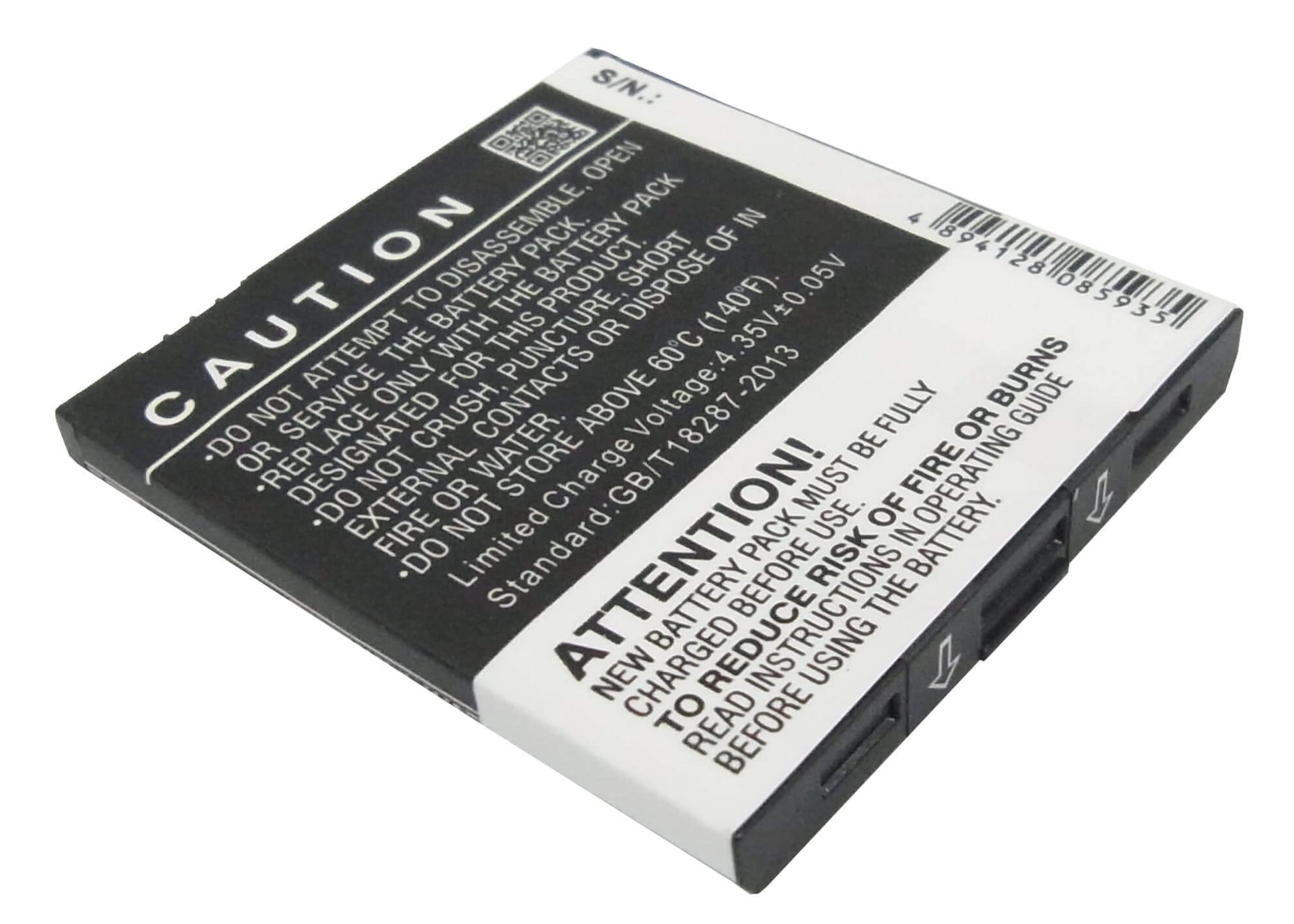 3.8V, 1550mAh, Li-Polymer Battery fits Motorola, Motosmart Plus, Pro, 5.89Wh