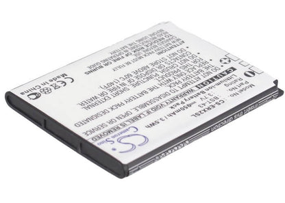3.7V, 950mAh, Li-ion Battery fits Sony Ericsson, Cedar J108, Hazel, 3.515Wh