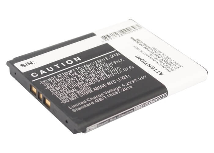 3.7V, 900mAh, Li-ion Battery fits Sony Ericsson, C702, C901 Greenheart, 3.33Wh
