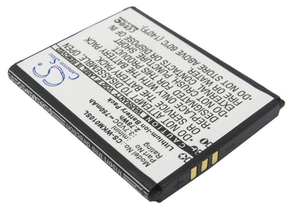 3.7V, 750mAh, Li-ion Battery fits Blu, Spark, Spark S130, 2.775Wh