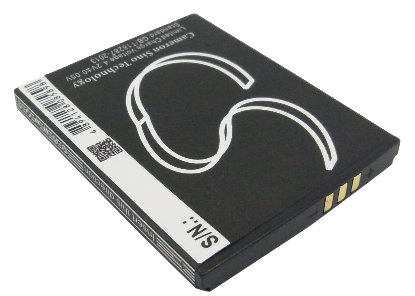 3.7V, 750mAh, Li-ion Battery fits Wiko, Dea, 2.775Wh