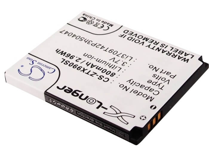 3.7V, 800mAh, Li-ion Battery fits T-mobile, Beat, Vibe E200, 2.96Wh