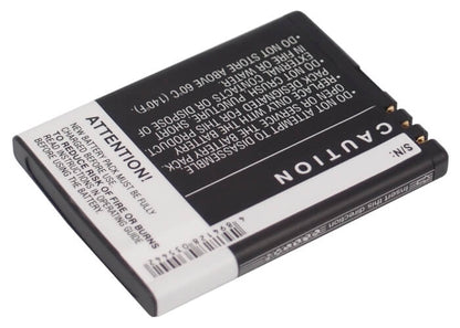 3.7V, 900mAh, Li-ion Battery fits Nokia, 2330, 2330 Classic, 3.33Wh