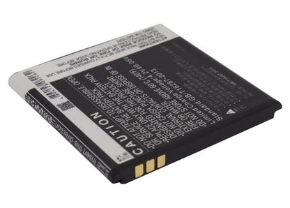 3.7V, 850mAh, Li-ion Battery fits Zte, N795, U791, 3.145Wh