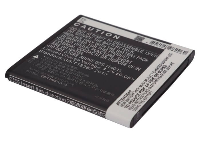 3.7V, 850mAh, Li-ion Battery fits Zte, N795, U791, 3.145Wh