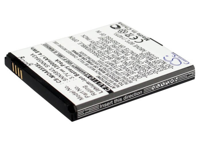 3.7V, 1300mAh, Li-ion Battery fits Sprint, Admiral, 4.81Wh