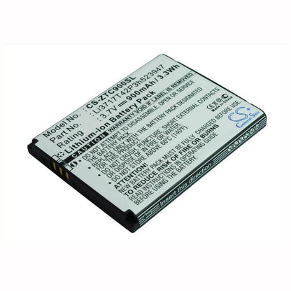 3.7V, 900mAh, Li-ion Battery fits Telstra, C90, 3.33Wh
