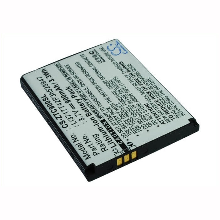 3.7V, 900mAh, Li-ion Battery fits Telstra, C90, 3.33Wh