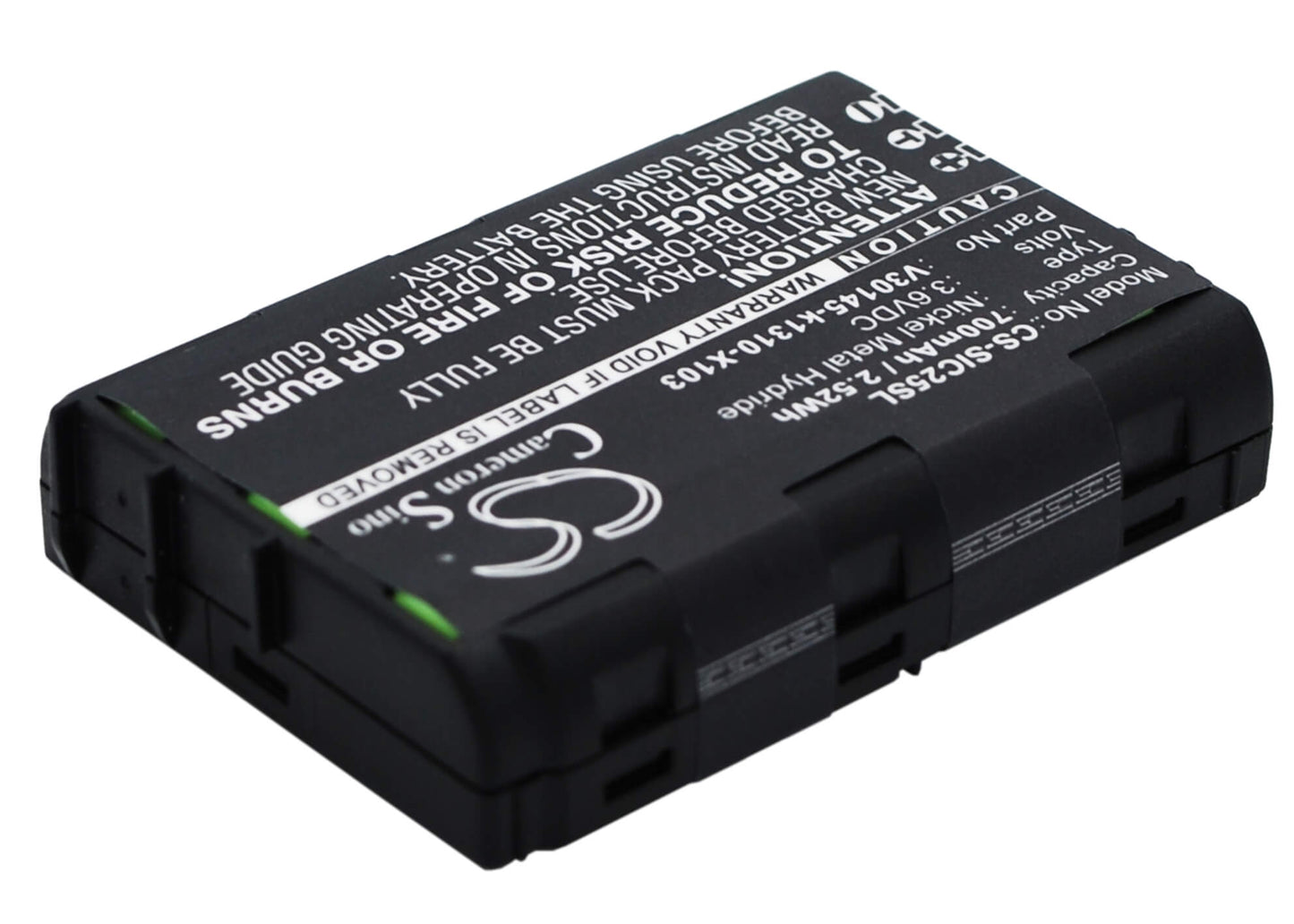 3.6V, 700mAh, Ni-MH Battery fits Siemens, C25, C25 Power, 2.52Wh