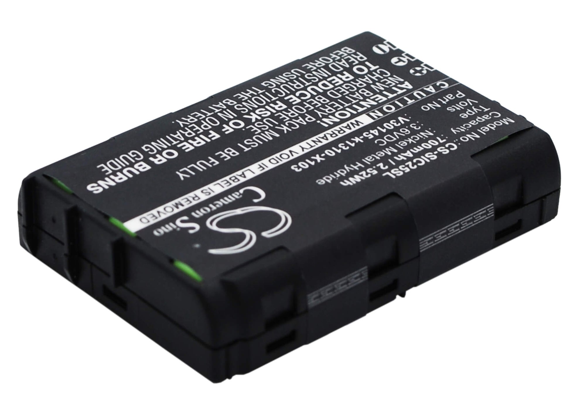 3.6V, 700mAh, Ni-MH Battery fits Siemens, C25, C25 Power, 2.52Wh