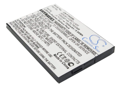3.7V, 1530mAh, Li-Polymer Battery fits Fujitsu, Loox T800, Loox T810, 5.661Wh