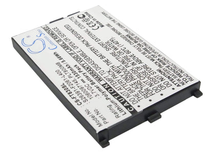 3.7V, 1530mAh, Li-Polymer Battery fits Fujitsu, Loox T800, Loox T810, 5.661Wh