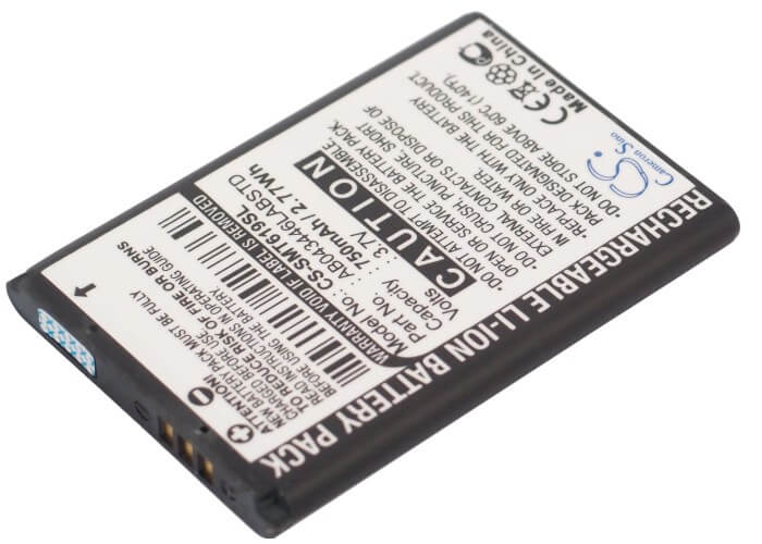 3.7V, 750mAh, Li-ion Battery fits Samsung, Gt-e1117, Gt-e1210, 2.775Wh
