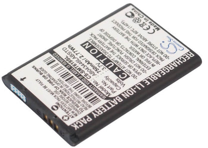 3.7V, 750mAh, Li-ion Battery fits Samsung, Gt-e1117, Gt-e1210, 2.775Wh