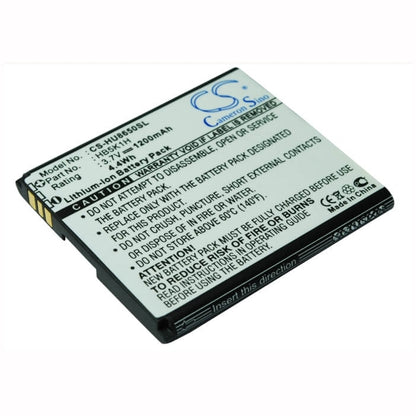 3.7V, 1200mAh, Li-ion Battery fits At&t, Fusion, Fusion 2, 4.44Wh