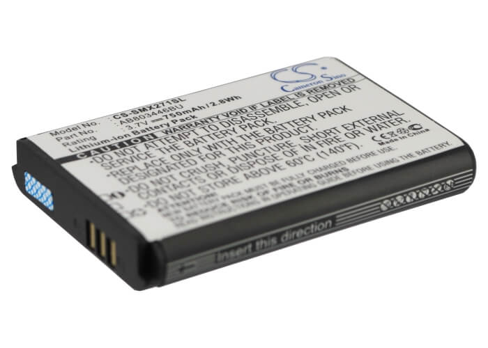 3.7V, 750mAh, Li-ion Battery fits Samsung, B2710 Solid, Gt-b2710, 2.775Wh