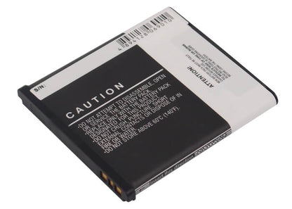 3.7V, 1250mAh, Li-ion Battery fits Sharp, Sh80iuc, Sh81iuc, 4.625Wh