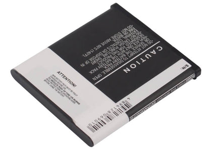 3.7V, 1250mAh, Li-ion Battery fits Sharp, Sh80iuc, Sh81iuc, 4.625Wh