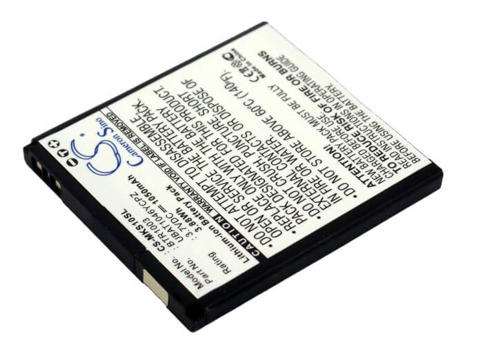 3.7V, 1050mAh, Li-ion Battery fits Microsoft, Kin One, 3.885Wh