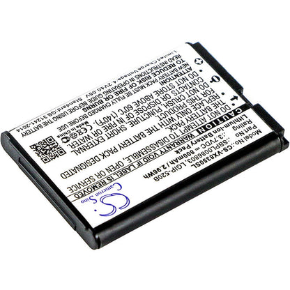 3.7V, 800mAh, Li-ion Battery fits Metropcs, Mn180, Select, 2.96Wh
