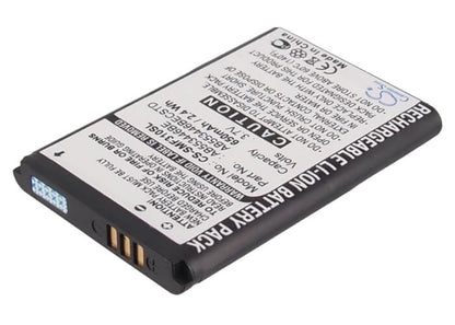 3.7V, 650mAh, Li-ion Battery fits Samsung, Gt-b2100, Gt-b2100 Solid Extreme, 2.405Wh
