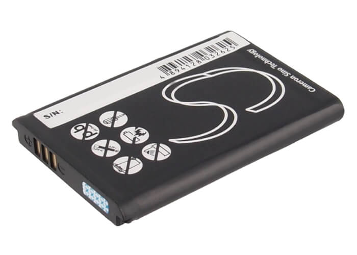 3.7V, 650mAh, Li-ion Battery fits Samsung, Gt-b2100, Gt-b2100 Solid Extreme, 2.405Wh