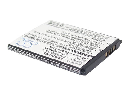 3.7V, 800mAh, Li-ion Battery fits Tracfone, A392, A392g, 2.96Wh