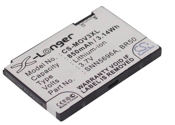 3.7V, 850mAh, Li-ion Battery fits Motorola, Flip P, Lifestyle 285, 3.145Wh