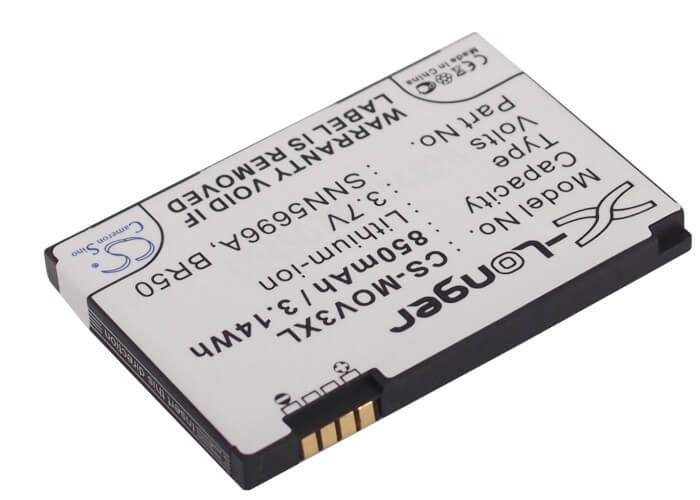 3.7V, 850mAh, Li-ion Battery fits Motorola, Flip P, Lifestyle 285, 3.145Wh