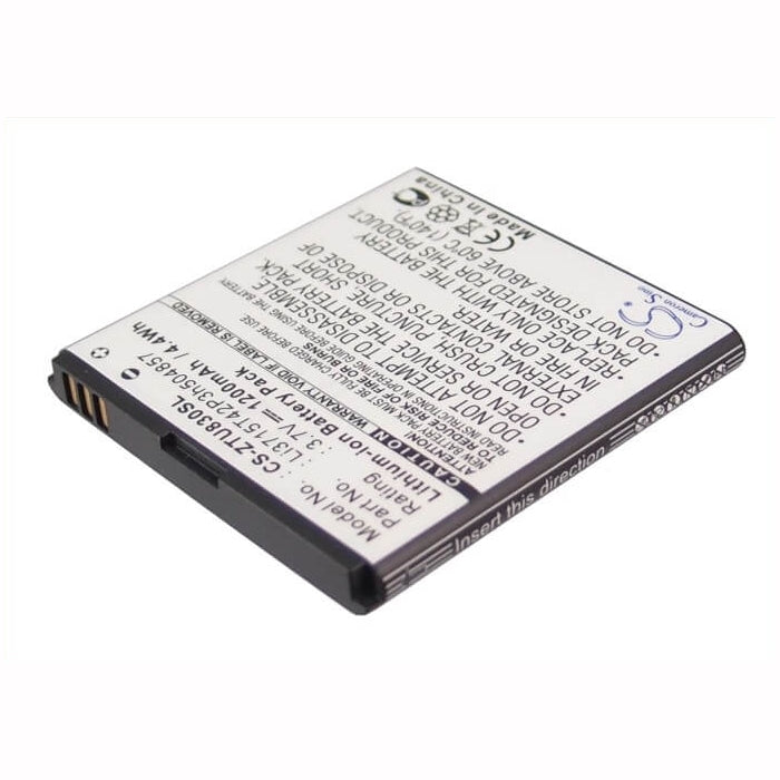 3.7V, 1200mAh, Li-ion Battery fits Net10, Midnight, 4.44Wh