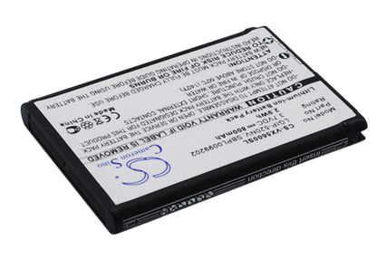 3.7V, 800mAh, Li-ion Battery fits Lg, Accolade, Cosmos Touch Vn270, 2.96Wh