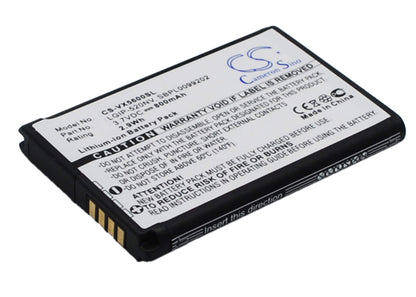 3.7V, 800mAh, Li-ion Battery fits Verizon, Cosmos Touch Vn270, Envoy, 2.96Wh