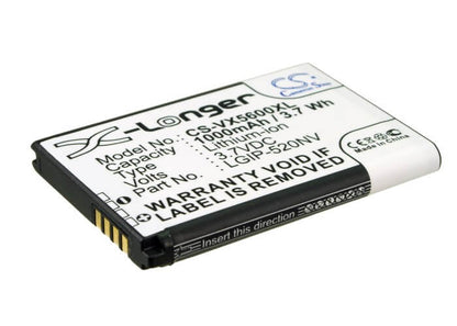 3.7V, 1000mAh, Li-ion Battery fits Verizon, Cosmos Touch Vn270, Envoy, 3.7Wh