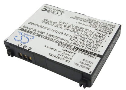 3.7V, 1200mAh, Li-ion Battery fits Casio, Gzone Brigade, Gzone Brigade C741, 4.44Wh