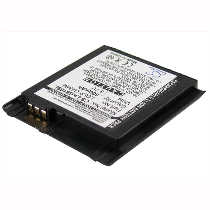 3.7V, 800mAh, Li-ion Battery fits Lg, Kg810, Kg-810, 2.96Wh