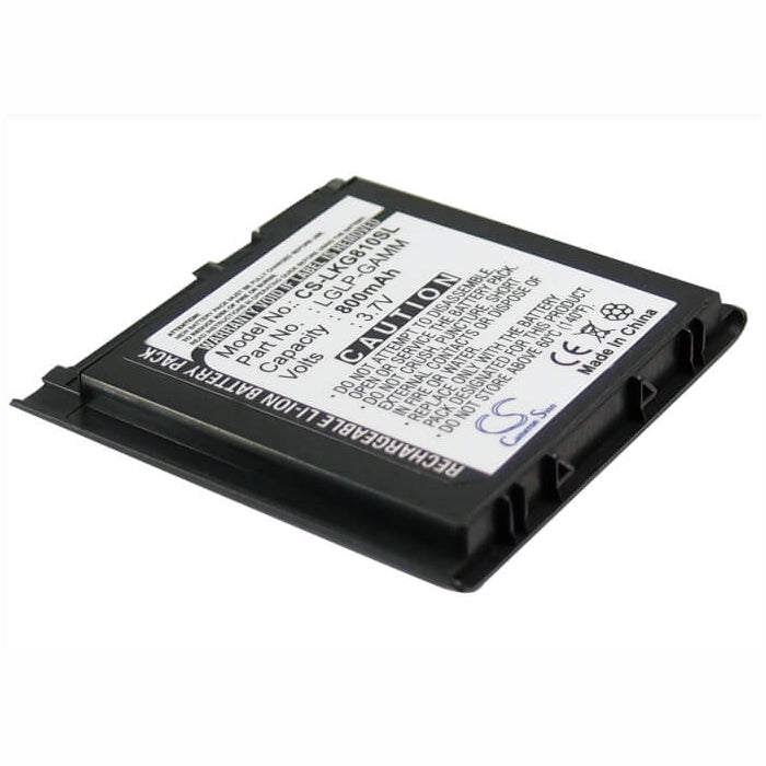 3.7V, 800mAh, Li-ion Battery fits Lg, Kg810, Kg-810, 2.96Wh