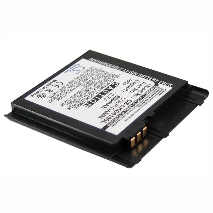 3.7V, 800mAh, Li-ion Battery fits Lg, Kg810, Kg-810, 2.96Wh