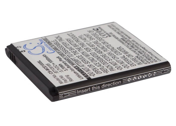 3.7V, 1000mAh, Li-ion Battery fits Mobistel, Cynus E1, Mt-350b, 3.7Wh