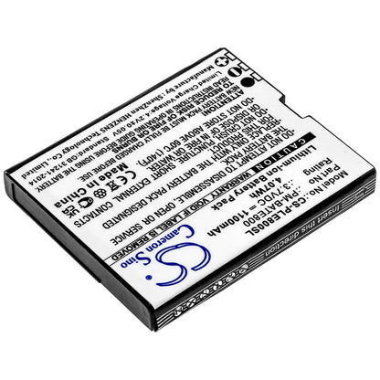 3.7V, 1100mAh, Li-ion Battery fits Plum, E800, 4.07Wh