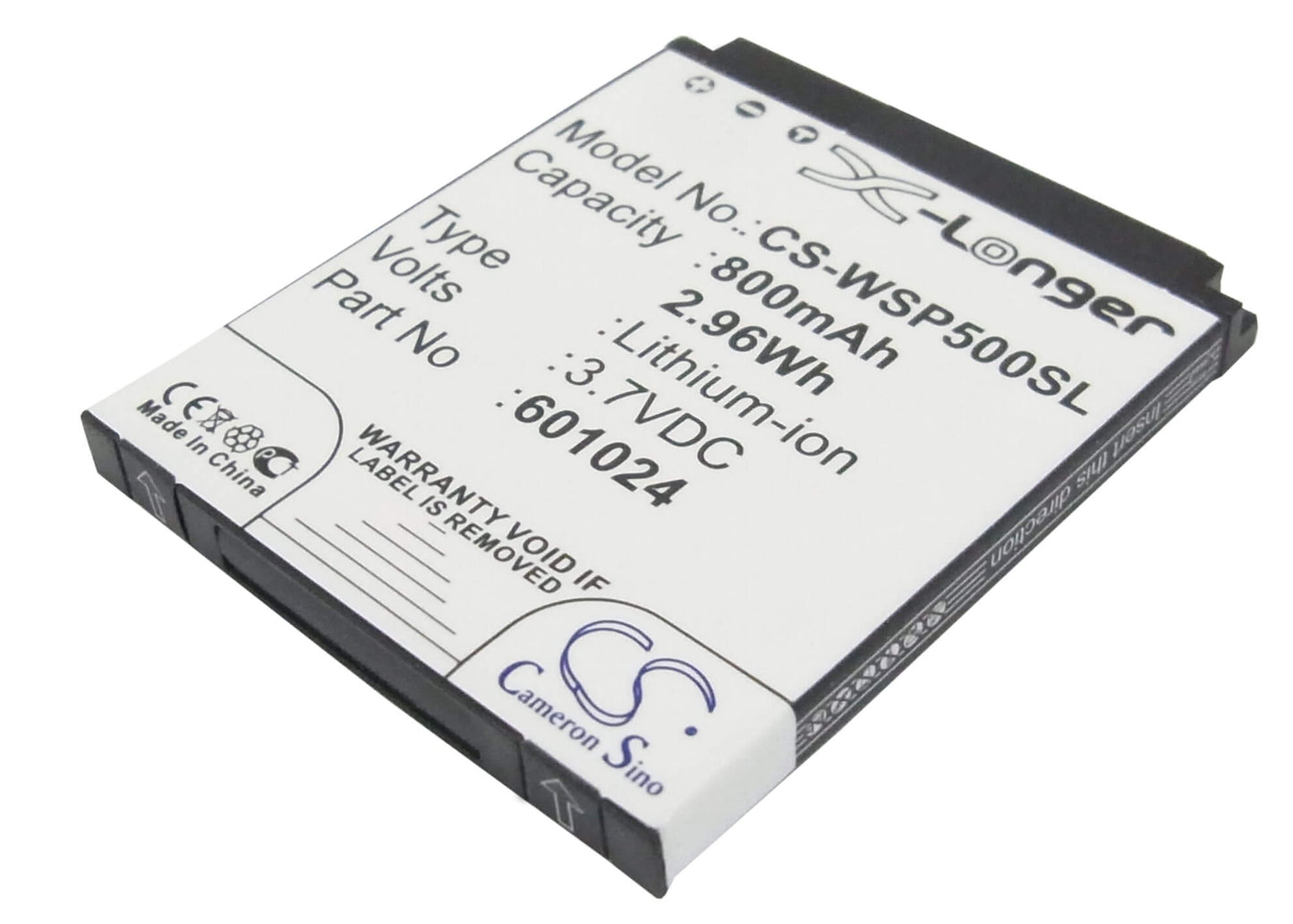 3.7V, 800mAh, Li-ion Battery fits Swissvoice, Mp50, 2.96Wh
