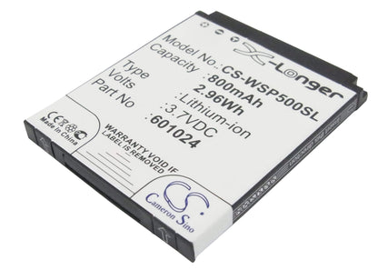 3.7V, 800mAh, Li-ion Battery fits Swissvoice, Mp50, 2.96Wh