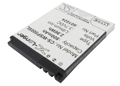 3.7V, 800mAh, Li-ion Battery fits Swissvoice, Mp50, 2.96Wh