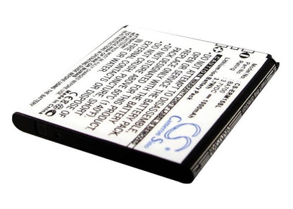 3.7V, 1000mAh, Li-ion Battery fits Ntt Docomo, So-01c, So-05d, 3.7Wh