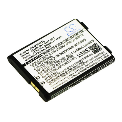3.7V, 500mAh, Li-Polymer Battery fits Swisscom, Comfort Vs3, 1.85Wh