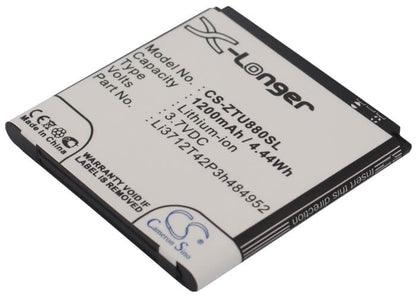 3.7V, 1200mAh, Li-ion Battery fits Amazing, A3, A3s, 4.44Wh