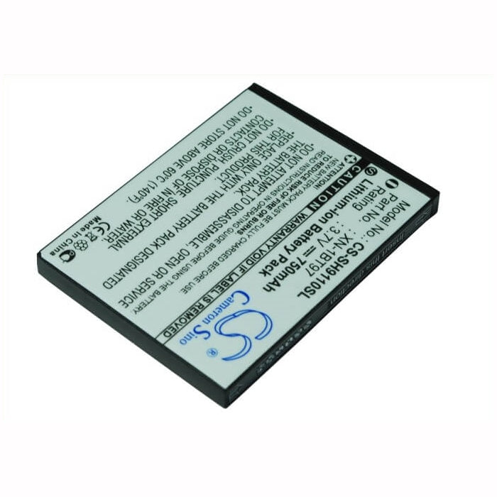 3.7V, 750mAh, Li-ion Battery fits Sharp, 61shuaa, Sh6220c, 2.775Wh