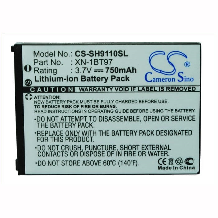 3.7V, 750mAh, Li-ion Battery fits Sharp, 61shuaa, Sh6220c, 2.775Wh
