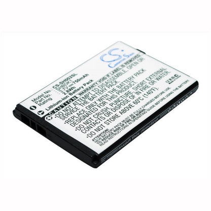 3.7V, 750mAh, Li-ion Battery fits Sharp, 002sh, Aquos Shot 002sh, 2.775Wh